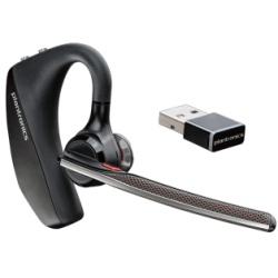 POLY VOYAGER 5200 UC Headset Wireless Ear-hook Office/Call center Bluetooth Black