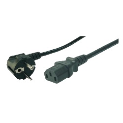 LogiLink CP095 power cable Black 3 m CEE7/7 C13 coupler