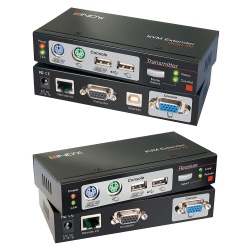 Lindy Cat.5 KVM Extender Combo 300with KVM Switches