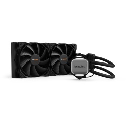 be quiet! Pure Loop 280mm All In One CPU Water Cooling, 2 X 140mm PWM Fan, For Intel Socket: 1200 / 2066 / 115X / 2011(-3) square ILM; For AMD Socket: AMD: AM4 / AM3(+)