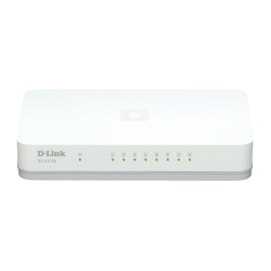 D-Link GO-SW-8G/E network switch Unmanaged Gigabit Ethernet (10/100/1000) White