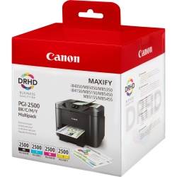 Canon PGI-2500 BK/C/M/Y Ink Cartridge Multi Pack