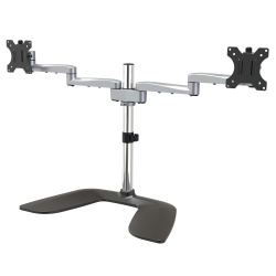 StarTech.com Dual Monitor Stand - Ergonomic Desktop Monitor Stand for up to 32