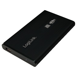 LogiLink UA0106 storage drive enclosure Black 2.5
