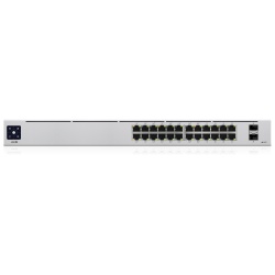 Ubiquiti UniFi 24-Port PoE Managed L2/L3 Gigabit Ethernet (10/100/1000) Power over Ethernet (PoE) 1U Silver