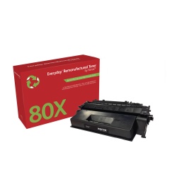 Everyday Remanufactured Black Toner by Xerox replaces HP 80X (CF280X), High Capacity