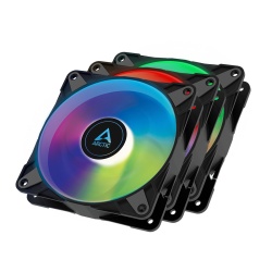 ARCTIC P12 PWM PST A-RGB 0dB Semi-Passive 120 mm Fan with Digital A-RGB Value Pack