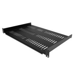 StarTech.com 1U Server Rack Shelf - Universal Vented Rack Mount Cantilever Tray for 19