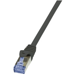 LogiLink Cat6a S/FTP, 3m networking cable Black S/FTP (S-STP)