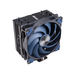 Akasa Alucia H4 Plus Processor Air cooler 12 cm Black, Blue 1 pc(s)