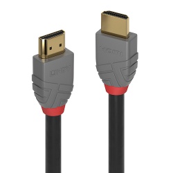 Lindy 0.5m High Speed HDMI Cable, Anthra Line