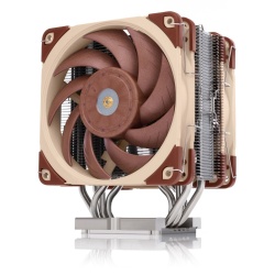 Noctua NH-U12S DX-4677 computer cooling system Processor Air cooler 12 cm Brown, Light brown, Silver