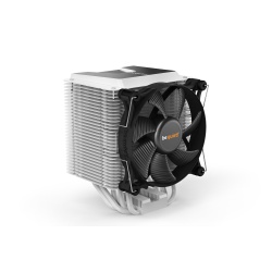 be quiet! Shadow Rock 3 White CPU Cooler, Single 120mm PWM Fan, For Intel Socket: 1700/1200 / 2066 / 1150 / 1151 / 1155 / 2011(-3) Square ILM, For AMD Socket: AM4 / AM3(+), 190W TDP, 163mm Height