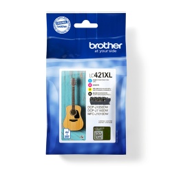 Brother LC-421XLVAL PagePack 4 pc(s) Original High (XL) Yield Black, Cyan, Magenta, Yellow