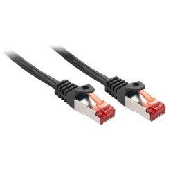 Lindy Cat.6 S/FTP 1.5m networking cable Black Cat6 S/FTP (S-STP)