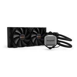 be quiet! Pure Loop 240mm All In One CPU Water Cooling, 2 X 240mm PWM Fan, For Intel Socket: 1200 / 2066 / 115X / 2011(-3) square ILM; For AMD Socket: AMD: AM4 / AM3(+)