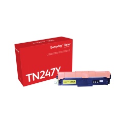Everyday Yellow Toner compatible with Brother TN-247Y, High Yield