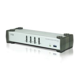 ATEN 4-Port USB 3.1 Gen 1 DisplayPort 1.1 KVMP™ Switch with Speaker (KVM cables included)