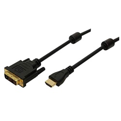 LogiLink 2m HDMI/DVI-D Black