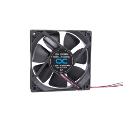 Alphacool 24817 computer cooling system Universal Fan 12 cm Black 1 pc(s)