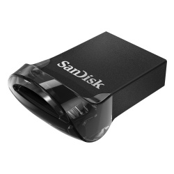 SanDisk Ultra Fit USB flash drive 128 GB USB Type-A 3.2 Gen 1 (3.1 Gen 1) Black