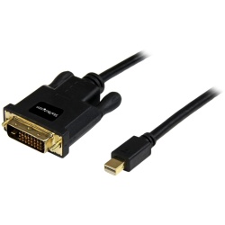 StarTech.com 3ft (0.9m) Mini DisplayPort to DVI Cable - Mini DP to DVI Adapter Cable - 1080p Video - Passive mDP 1.2 to DVI-D Single Link - mDP or Thunderbolt 1/2 Mac/PC to DVI Monitor