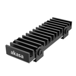 Akasa Gecko Pro Solid-state drive Heatsink/Radiatior Black 1 pc(s)