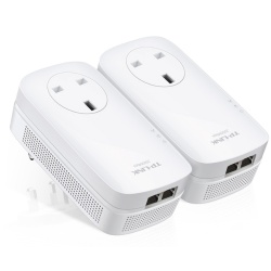 TP-Link AV2000 2-Port Gigabit Passthrough Powerline Starter Kit