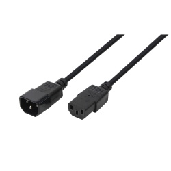 LogiLink CP091 power cable Black 1.8 m C14 coupler C13 coupler