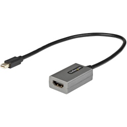 StarTech.com Mini DisplayPort to HDMI Adapter - mDP to HDMI Adapter Dongle - 1080p - Mini DisplayPort 1.2 to HDMI Monitor/Display - Mini DP to HDMI Video Converter - 12