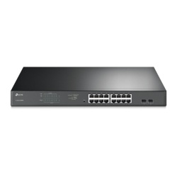 TP-Link JetStream 16-Port Gigabit Easy Smart PoE/PoE+ Switch