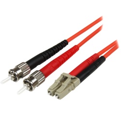 StarTech.com Fiber Optic Cable - Multimode Duplex 50/125 - LSZH - LC/ST - 1 m