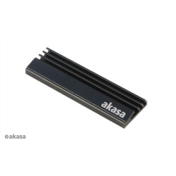 Akasa A-M2HS01-KT02 computer cooling system Solid-state drive Heatsink/Radiatior Black 1, 2
