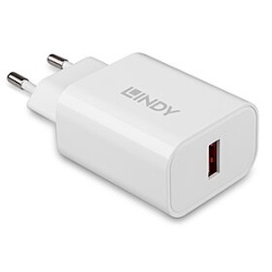 Lindy 73412 mobile device charger Smartphone, Tablet White AC Fast charging Indoor, Outdoor