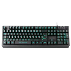 LC-Power LC-KEY-4B-LED keyboard USB QWERTZ German Black