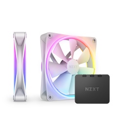 NZXT F140 RGB DUO Twin Pack Computer case Fan 14 cm White 2 pc(s)