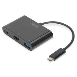 Digitus USB Type-C™ HDMI Multiport Adapter, 3-port