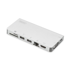 Digitus USB Type-C™ Multiport Travel Dock, 8 Port