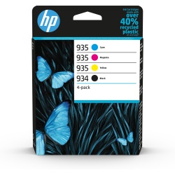 HP 934 Black/935 Cyan/Magenta/Yellow 4-pack Original Ink Cartridges