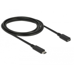 DeLOCK SuperSpeed USB USB cable 2 m USB 3.2 Gen 1 (3.1 Gen 1) USB C Black