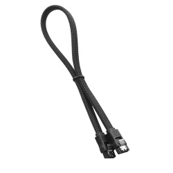 Cablemod CM-CAB-SATA-N30KK-R SATA cable 0.3 m SATA 7-pin Black