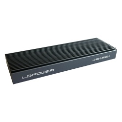 LC-Power LC-M2-C-NVME-3 storage drive enclosure SSD enclosure Black M.2