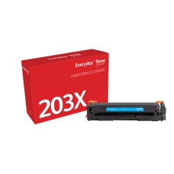 Everyday (TM) Cyan Toner by Xerox compatible with HP 202X (CF541X/CRG-054HC)
