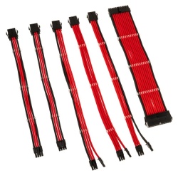 Kolink Core Adept Braided Cable Extension Kit - Red