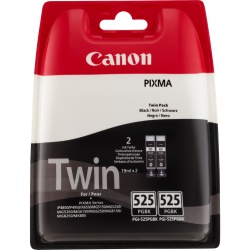 Canon PGI-525PGBK Pigment Black Ink Cartridge (Twin Pack)