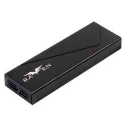 Silverstone SST-RVS03 storage drive enclosure SSD enclosure Black M.2