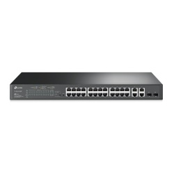 TP-Link T1500-28PCT Managed L2 Fast Ethernet (10/100) Power over Ethernet (PoE) 1U Black