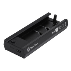 Silverstone TS16 SSD enclosure Black M.2