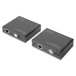 Digitus 4K HDMI® HDBaseT™ 2.0 KVM Extender Set, 100 m