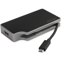 StarTech.com USB C Multiport Adapter to 4K HDMI or 1080p VGA - USB Type C Travel Dock with 95W PD Pass-Through, USB-A, Gigabit Ethernet - USB-C Video Display Adapter Mini Docking Station